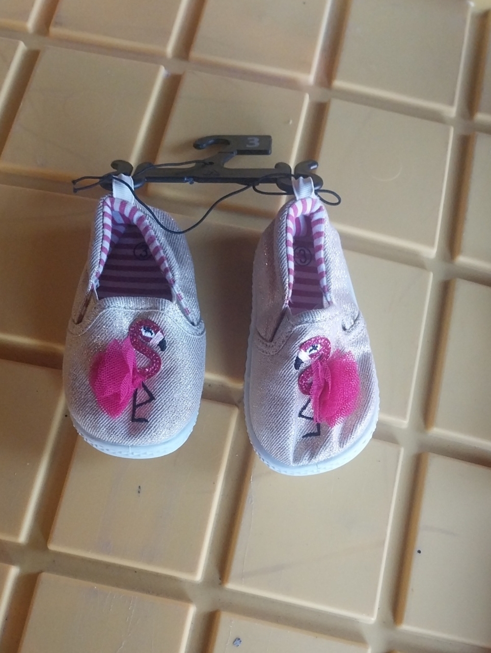 Toddler Pink Flamingo Slip-On Shoes